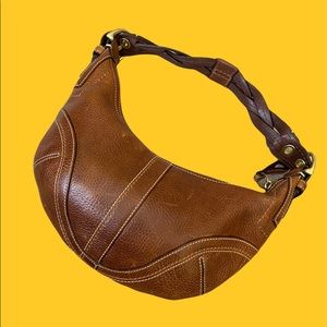 Coach Hobo Leather Braided Shoulder Bag N G06S-10042